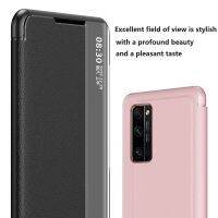 Jikijkijkijkijkikkkk สมาร์ทวิวเคสฝาพับสำหรับหัวเว่ย P30โปร P20 P40 Lite Mate 30 20X 10 Pro Honor10 Lite 30 20 Pro 9X 8X P Smart 2019 2020 Z ฝาครอบ