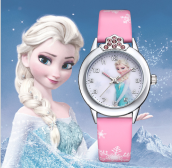 Đồng hồ trẻ em công chúa Elsa và Anna chống trầy xước chống nước tốt tặng