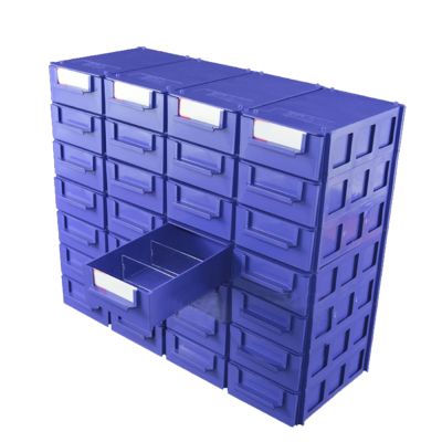 1 PC Stackable Plastic Hardware Parts Storage Boxes Component Screws Tool Box Durable Stackable Thicken Storage Tool Box