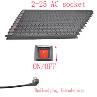 แถบพลังงาน PDU power socket rack Power strip Rackmount for cabinet Power Box 2-25 Universal Outlets  Thailand PLUG