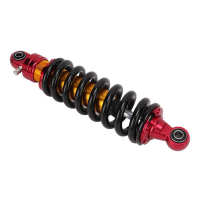 Suspension Damper Rustproof Universal Red Golden Metal Shock Absorbers Anti Vibration Sturdy for SUVs for ATVs for Motorcycles