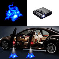 2pcs Universal Wireless LED Shadow Projector Courtesy Step Lights Welcome Lights Cars Door Shadow Light Laser Emblem Lamps Kit