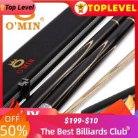 【LZ】✣  OMIN ENLIGHTEN 3/4 Piece CRICAL Snooker Cue with Case with Extension 9.8-10mm Tip Black 8 Cue Billiard Cue Stick Ash Snooker