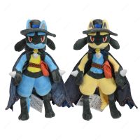 30Cm Pokemon ตุ๊กตาผ้ากำมะหยี่ Lucario นุ่มมีฮู้ดแจ๊ส Lucario Riolu Zeraora ยัดการ์ตูนสัตว์ใหญ่ Plushies ของขวัญวันเกิดของเล่น