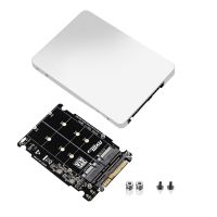 M.2 SSD to U.2 Adapter 2in1 M.2 NVMe and SATA-Bus NGFF SSD to PCI-E U.2 SFF-8639 Adapter PCIe M2 Converter