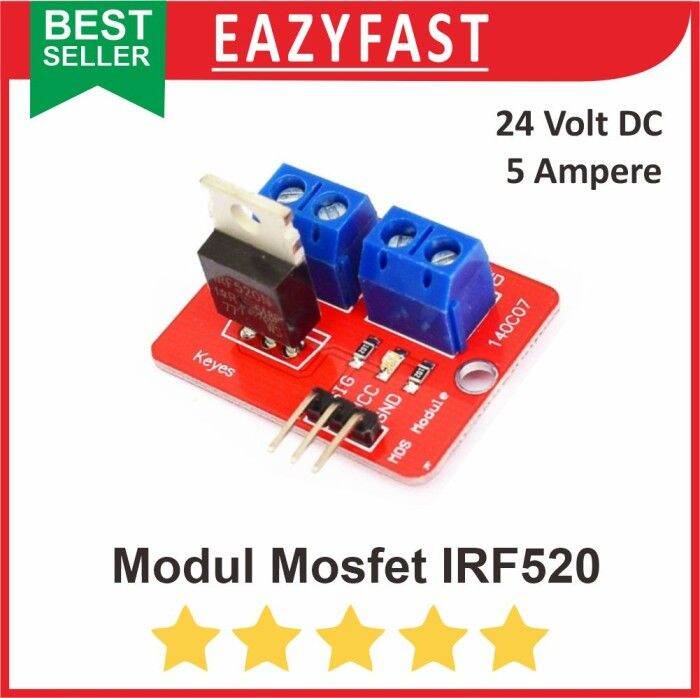 Modul Mosfet IRF520 24V 5A Switch Trigger Driver PWM Relay Module ...