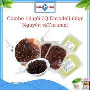 Combo 10 gói trân châu 3Q Eurodeli 60g - Nhập khẩu 100% từ Đài Loan