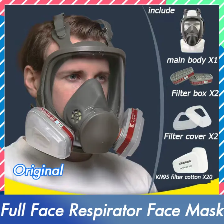 Bestseller Products 7 in 1 6800 Gas Mas Large View Full Face Facepiece ...