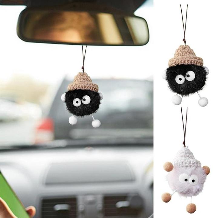 car-mirror-ornament-mink-plush-doll-ornaments-car-accessories-exquisite-smooth-cartoon-car-pendant-interior-rearview-mirrors-for-offices-home-vehicle-carefully