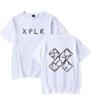 XPLR Merch เสื้อสเวตเตอร์ผู้ชายผู้หญิง,เสื้อยืดพิมพ์ลาย2มิติแฟชั่นแนวสตรีทสำหรับฤดูร้อน