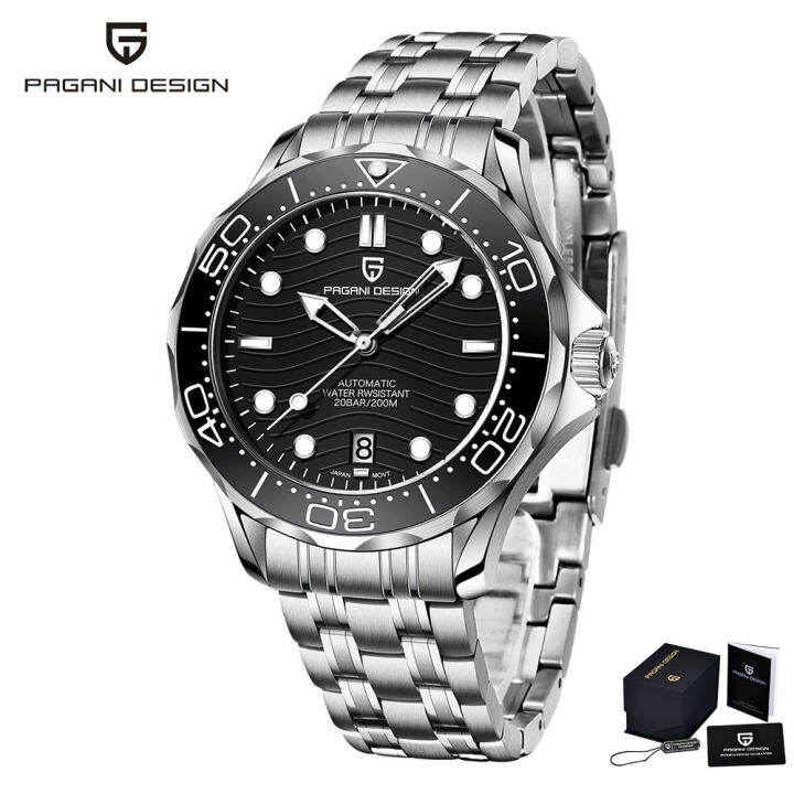 Pagani Design Seannaster Homage Automatic Diving Watches for Men Full