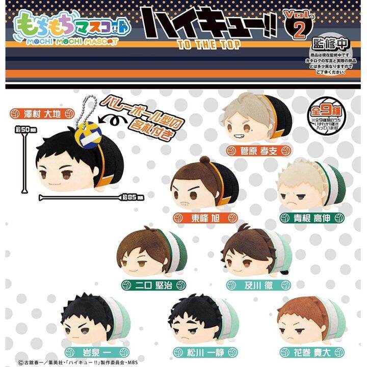 Haikyuu To the Top - Mochi mochi Mascot Vol. 2 Single Blind Box