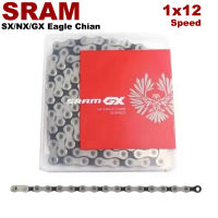 SRAM GX NX SXสร้อยรูปนกอินทรี12ความเร็วโซ่จักรยานเสือภูเขาMTB 126Lลิงค์พร้อมการเชื่อมโยงด่วนระบบล็อคไฟฟ้า