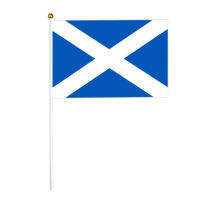 ของตกแต่งบ้าน Mini Scotland Scotland Home Hand Flag Holding Flag Hanging Window Ornament Home Decor-yrumrudang