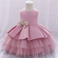 Infant Girl Dresses Girl Ball Gown Tutu Princess Dress Sequin Bow Baby Girl Dress 1st Birthday Party Dress Wedding Girl Dresses