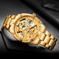 ZZOOI Top Luxury Skeleton Watches Mechanical Automatic Watch Men Tourbillon Sport Clock Casual Business Wrist Watch Relojes Hombre