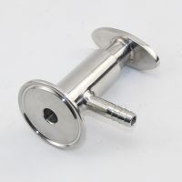 ✆✶♙ 19mm Hose Barb OD SS304 Stainless Steel Sanitary Sampling Valve 50.5mm Ferrule OD Fit 1/2 1.5 Tri Clamp