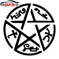 【cw】 Supernatural Demon Trap Car Sticker Vinyl Decals Accessories 15.5x15.5CM !