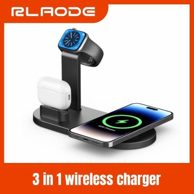 ▼● New 3in1 Wireless Charger Phone Charging for Apple Watch for Phone for Airpods1/2/pro