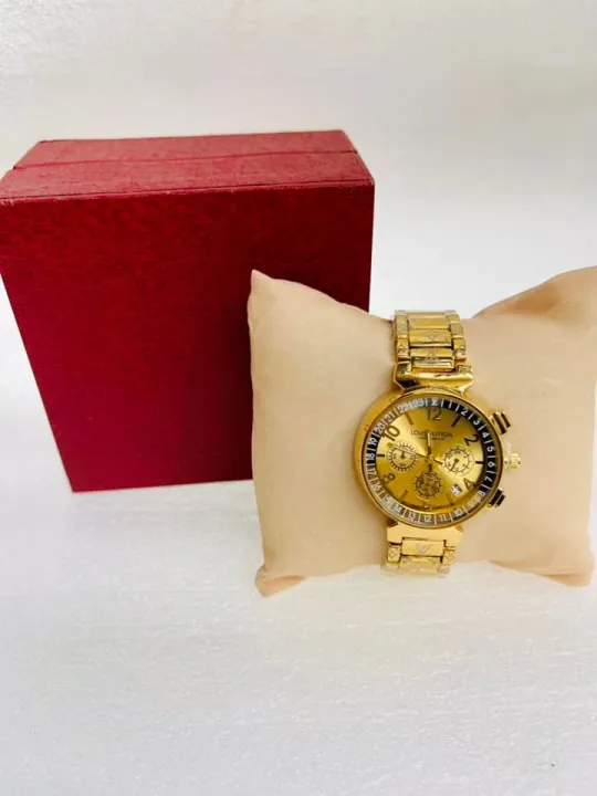 SALE !!! LV ELEGANT CHROME STEEL LADIES WATCH Lazada PH