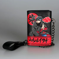 Mens Trifold Chain Wallet with Id Window and Credit Card Pockets Anime Purse 4045