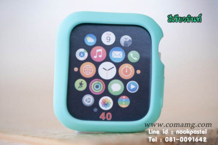 เคสยางซีลีโคน-สำหรับนาฬิกาสมาร์วอทช์-apple-watch