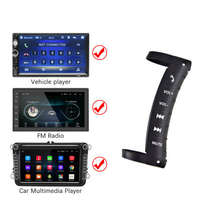 Podofo 2din Car Radio Wireless Steering Wheel control for 2 DIN Universal VW Toyoto Nissan Hyundai Polo Skoda autoradio Remote