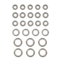 25Pcs Steel Ball Bearing Kit Model Car Bearing Steel Bearing for Axial RBX10 Ryft 1/10 RC Crawler Car Spare Parts Accessories