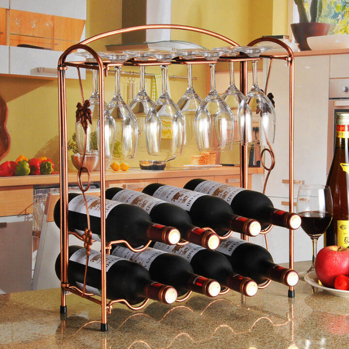 personality-wine-rack-8-bottle-of-8-cup-holder-red-wine-cup-holder-wine-rack-creative-wine-rack-goblet-rack-iron-art-wine-rack