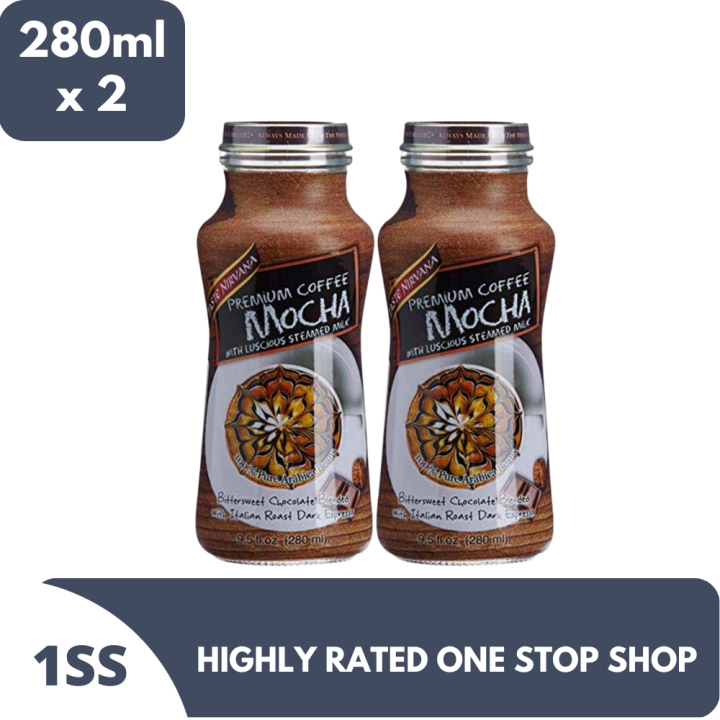 Taste Nirvana Premium Coffee Mocha 280ml x 2 Lazada PH