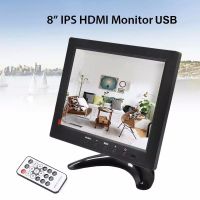 จอ Monitor LED 8 นิ้ว IPS HD (4:3) ซัพพอล VGA,AV,PC, HDMi,TV  รับประกัน 1 ปี