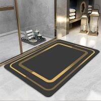 Super Absorbent Bathroom Rugs Non-slip Bathtub Car Washable Bath Rug Quick Dry Shower Doormat Bathroom Accessories