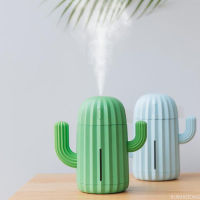 NEW 340ml Air Humidifier USB Ultrasonic Air Diffuser Cactus LED Light Humidifier Aroma Essential Oil Diffuser Mini Home Air