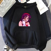 Mima Kirigoe-Sudadera con capucha para hombre y mujer, ropa con estampado gráfico de Manga/cómic, de lana grande, color azul, Unisex