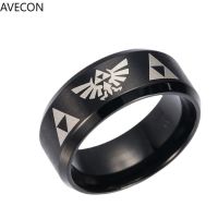 วงแหวนโลโก้อะนิเมะแหวนสแตนเลสวงแหวนขายดี AVECON รูปอนิเมะยุโรปและอเมริกา