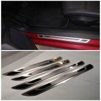 ♟ For Peugeot 5008 308 2008 3008 307 206 207 407 408 2008-2018 Door Sill Scuff Plate Guard Threshold Pedal Styling Car Accessories