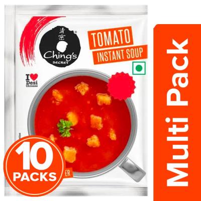 Chings Instant Soup - Tomato, 10x15 g Multipack.