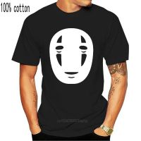 Spirited Away Studio Gibli No Face Cartoon Men Black T-Shirt S M L XL free shippFashion Summer Top Tee