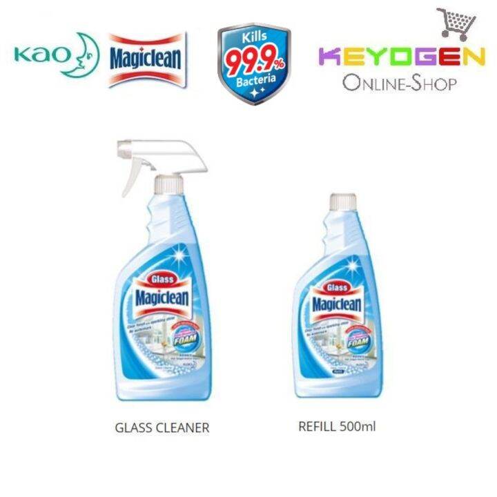 Glass Magiclean Cleaner Trigger + Refill Combo Pack Lazada