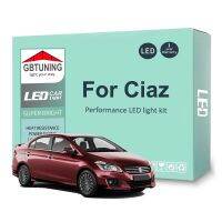 10ชิ้นชุดอุปกรณ์ซูซูกิหลอดไฟตกแต่งภายในแอลอีดี2015 2016 2017 2018 2019 2020 2021รถแผนที่ LED โคมไฟทรงโดม Canbus ไม่มีข้อผิดพลาด100%