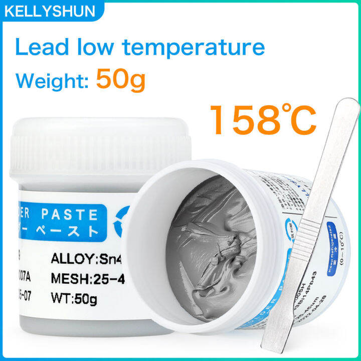 Low Temperature Leaded Smd Solder Paste Flux For Soldering BGA SMD PCB