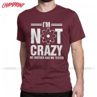 The Big Bang Theory Funny Quote T Shirts Men 100 Cotton Novelty Tshirts Tees Graphic 100% cotton T-shirt