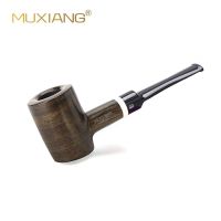 DIY Hammer Type Ebony Pipe 9mm Filter Tip Pipe Wood Pipe and Accessories Mens Gentleman Gifts Christmas Limited Commemorative