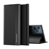 Realme C31 Case, EABUY PU Leather + Hard PC Magnetic Closure Flip Case Cover for Realme C31