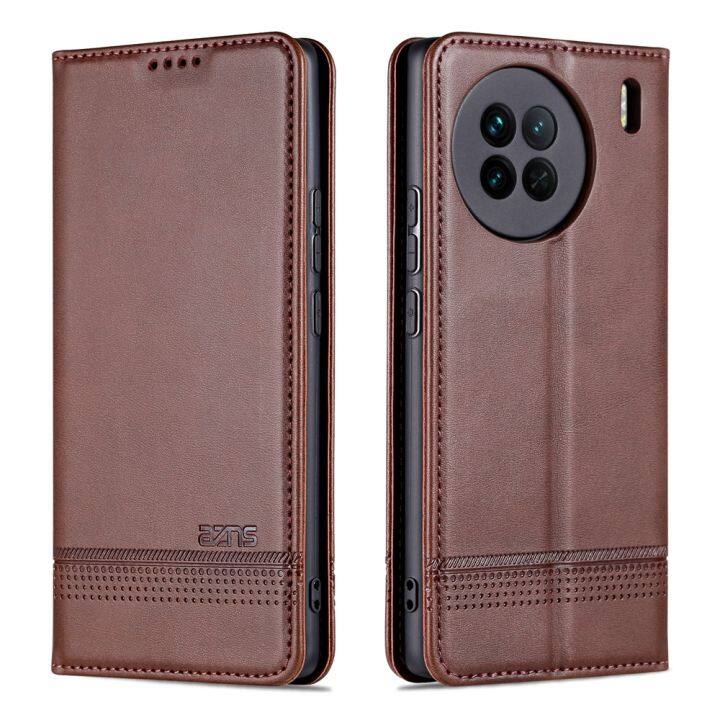 เคสโทรศัพท์กันกระแทกสำหรับ-vivo-x90-x90-pro-x80-x80-pro-x70-x70-pro-x60-x60-pro-x50-x50กระเป๋าสตางค์หนังแม่เหล็กเคสโทรศัพท์พลิกช่องการ์ด-pro