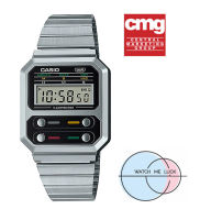 แท้แน่นอน 100% ออกใหม่ล่าสุด กับ Casio A100-WE-1A อุปกรณ์ครบทุกอย่างพร้อมใบรับประกัน CMG ประหนึ่งซื้อจากห้าง