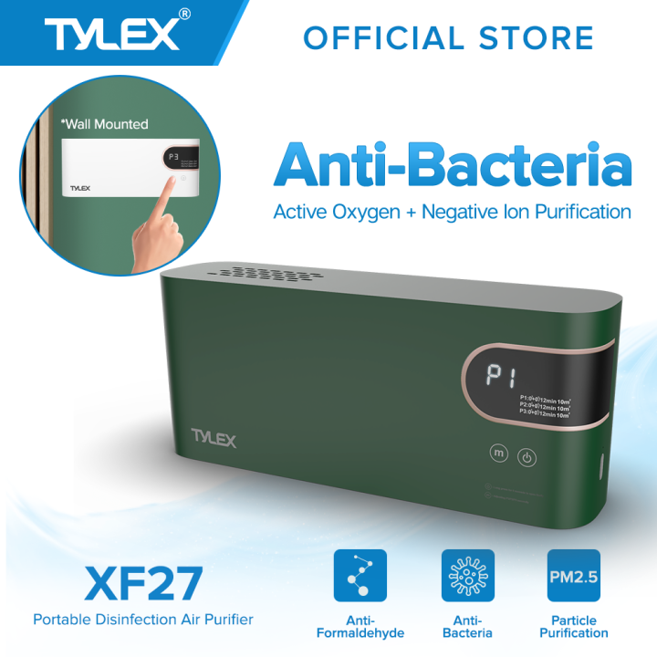 TYLEX XF27 Portable Air Purifier 360° Circulating Purification and ion