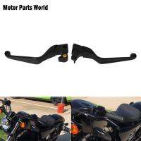 2XMotorcycle CNC Brake Clutch Lever Black Hand Control Lever For Harley Sportster XL883 1200 Nightster Roadster 2014-