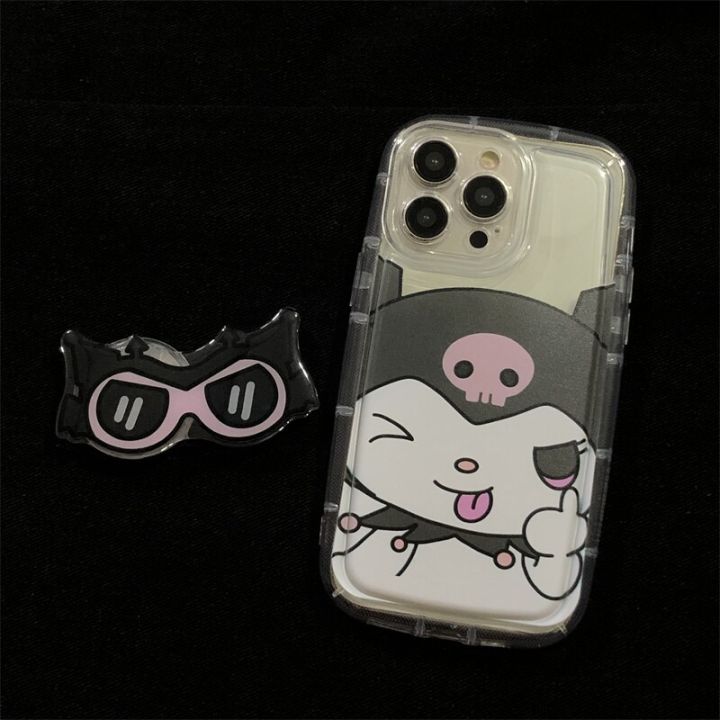 sanrio-kuromi-hello-kitty-glasses-holder-phone-case-for-samsung-galaxy-a04-a04e-a14-a24-a03s-a13-a23-a73-a12-a22-a42-a72-a51-a71-phone-cases