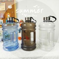 【CC】✆  2.2L Bottle Large Capcity Handheld Dumbbell Weightlifting Gym Training Plastic Bottles Kettle